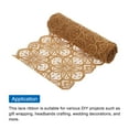thumbnail image 3 of Lace Ribbon 5 Yards 7 Inch Lace Flower Trim for Craft Headbands Wedding Light Brown, 3 of 5