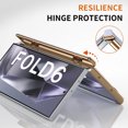thumbnail image 7 of ELEHOLD Case for Samsung Galaxy Z Fold 6,PU Leather Cover with Wrist Strap Shockproof Protective Phone Case for Samsung Galaxy Z Fold 6,Purple, 7 of 7