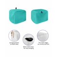 thumbnail image 2 of Turquoise Toaster Cover 2 Slice, Modern Pure Turquoise Dustproof Bread Machine Oven Cover with Storage Pockets, Fits Most Kitchen Toasters Protector, 2 of 5