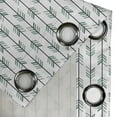 thumbnail image 3 of Ambesonne Arrow Grommet Curtain Single Panel, Tribal Graphic Pattern, 50"x60", Black White Green, 3 of 5