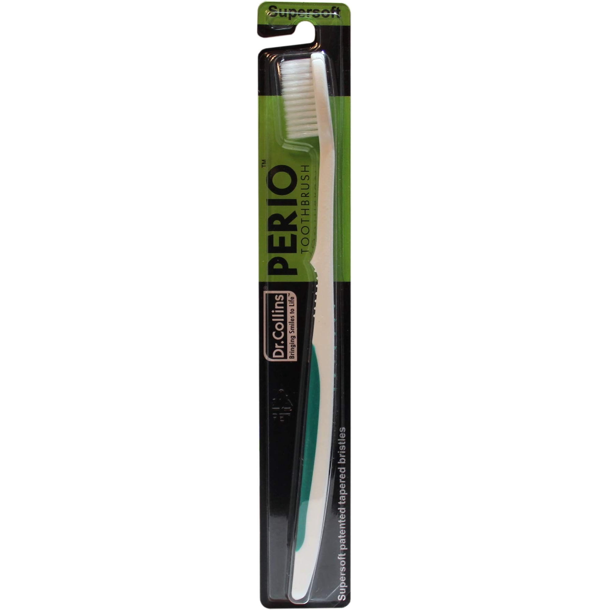 Dr. Collins Perio Toothbrush with Supersoft Bristles 1 ea  Colors May Vary