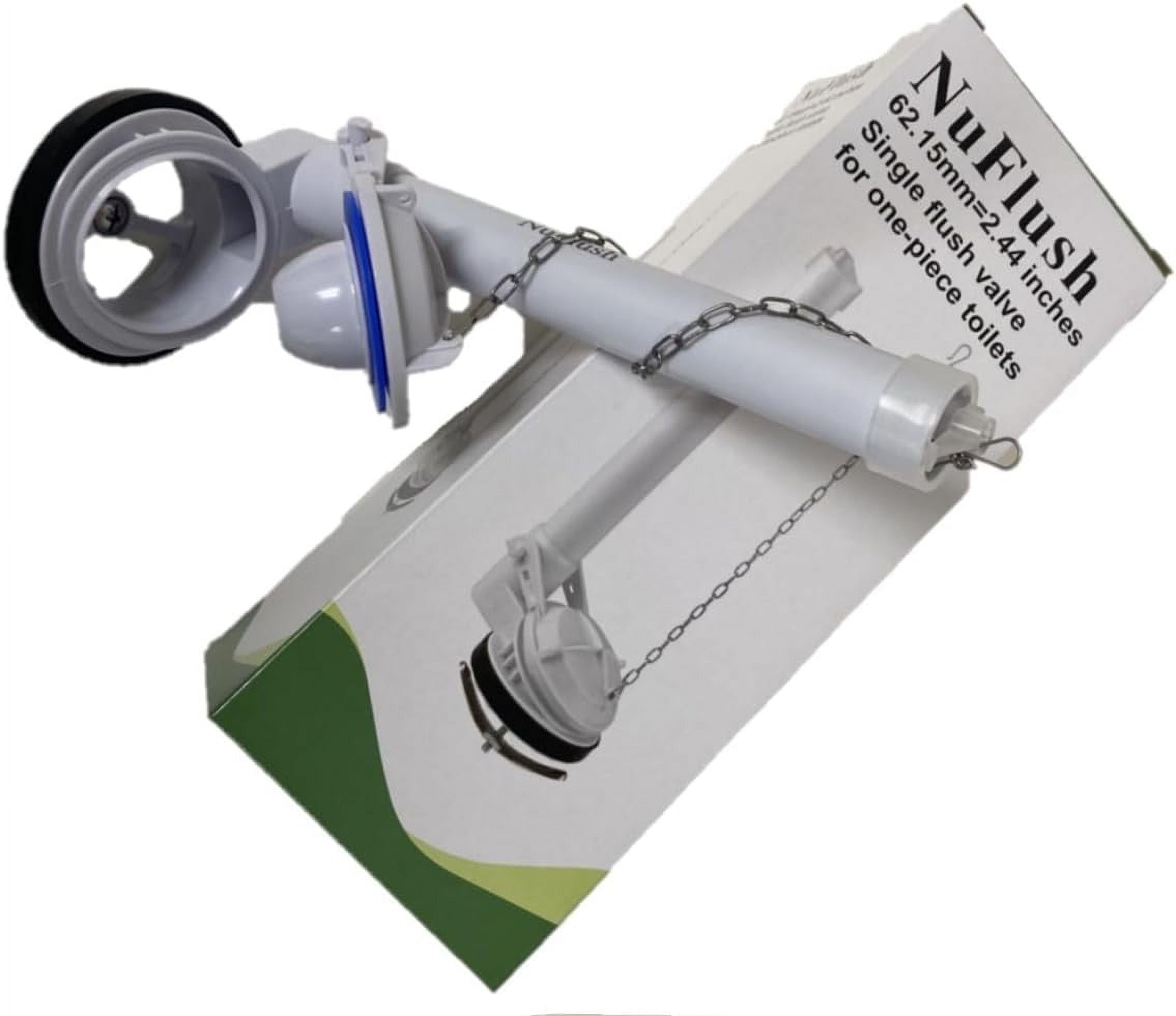 2.5 Inch Flush Valve Assembly for One Piece Toilets by NuFlush