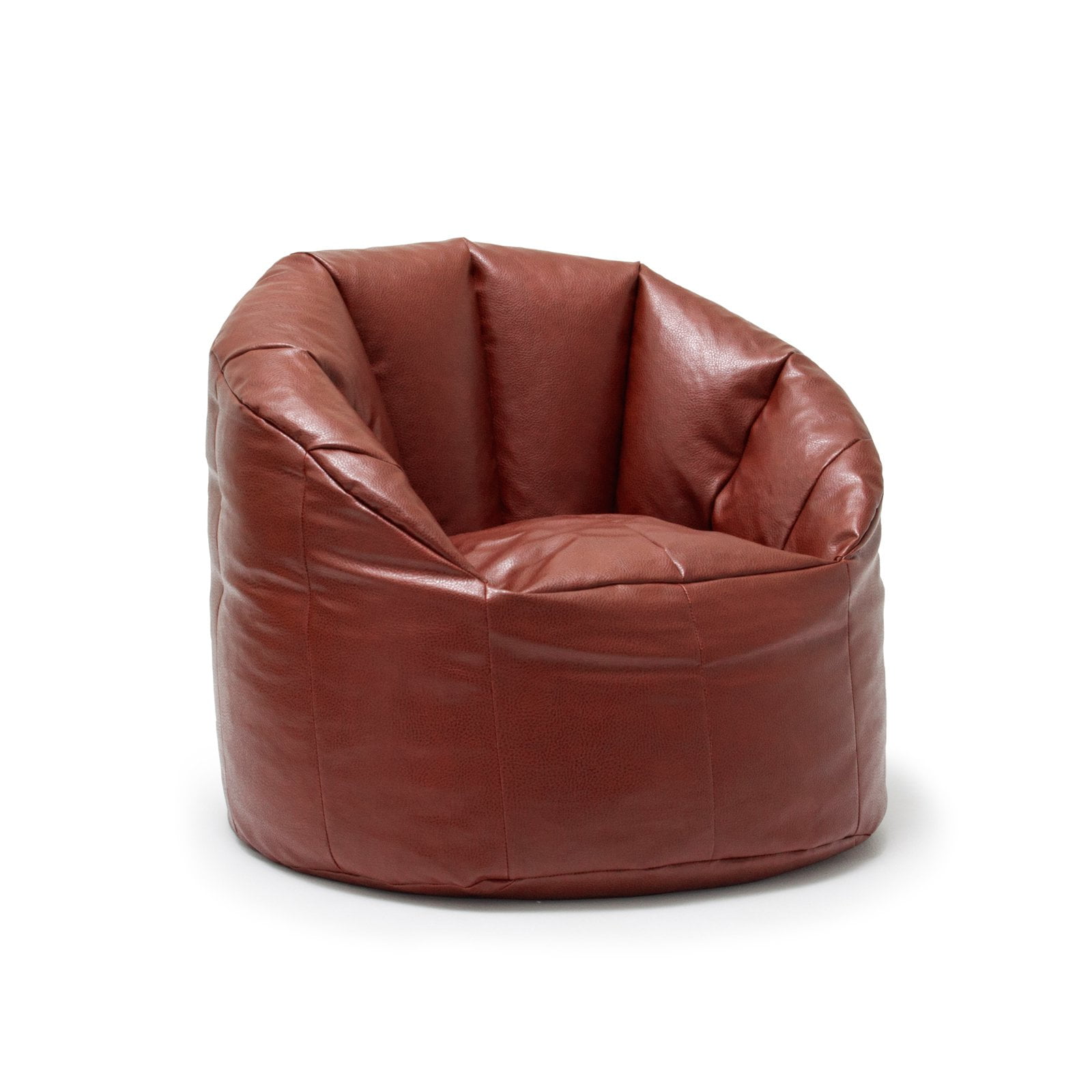 Big Joe Milano Bean Bag Vegan Faux Leather Chair