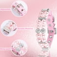 thumbnail image 5 of Minzimin Dog Cat Pearl Collars with Crystal Rhinestone PU Leather Collars Necklace Adjustable CollarDog Chain Cat White Pearl Pet Collar 1Pack, 5 of 7