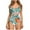 Green, variant on CLOISE Swimsuit Women One Piece Cute Swimwear Full Coverage Flowers Bathing Suit Backless Hawaiian Beachwear Green L