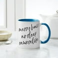 thumbnail image 4 of CafePress - Messy Hair No Sleep Nurse Life - 11 oz Ceramic Mug - Novelty Coffee Tea Cup, 4 of 4