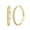 Gold-50mm, variant on VEEDOFA Silver Plated CZ Hoop Earrings for Women, Lightweight Hoops, Gift for Women