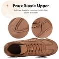 thumbnail image 3 of Women's Ribbon Lace-Up Fashion Sneakers Arch Support Walking Shoes, 3 of 6