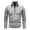 Gray, variant on Aoochasliy Mens Hoodies Pullover Christmas Turn-Down Collar Zipper Sweater Winter Casual Pullover Hooded Fleece Jacket