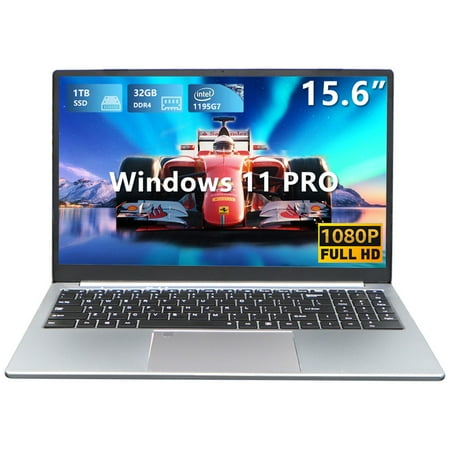 KUU Gaming Laptop, 15.6" FHD, Intel Core i7, 32GB Ram 1TB SSD, Windows 11 Laptop Backlit Keyboard
