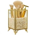 thumbnail image 1 of Maquillage, Verre O Bronze Laiton, Porte-pinceaux doré., White Pearls Ormromra ZH-405, 1 of 7