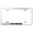 Chrome, variant on Honda Hybrid Laser Etched Stainless Steel Wide Body License Plate Frame (Chrome)