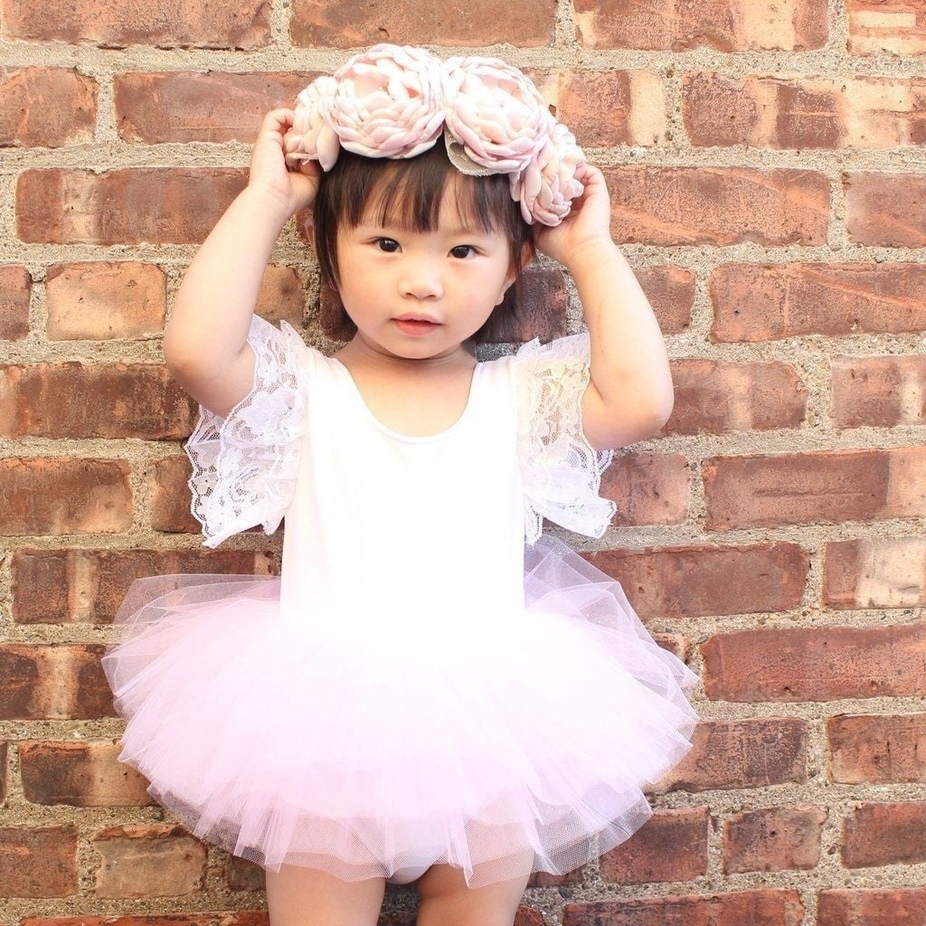 NTW Gymboree Baby Girl Dress Tulle Skirt Bodysuit Romper set lot 12 to 18 months 