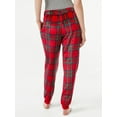 thumbnail image 2 of Joyspun Women's Plaid Cuff Sleep Pants, Sizes S to 3X, 2 of 3