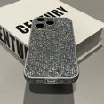 thumbnail image 3 of Full Lens Protection Glitter Rhinestone Case For iPhone 12 11 13 Pro Max 14 15 Pro 13 Shiny Diamond Shockproof Bumper Back Cover ZR, 3 of 7