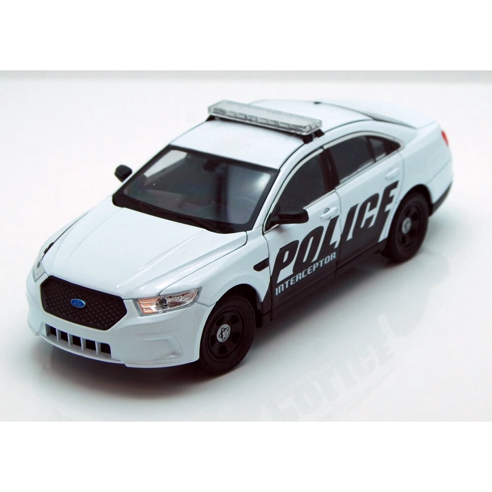 Ford Police Interceptor, White - Welly 24045 - 1/24 scale Diecast Model Toy Car - Walmart.com