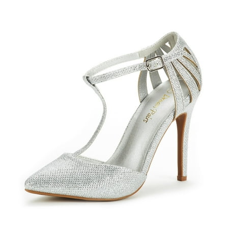 

DREAM PAIRS Women Slip On Dress Shoes Pointed Toe Stilettos Heel Pump Shoes