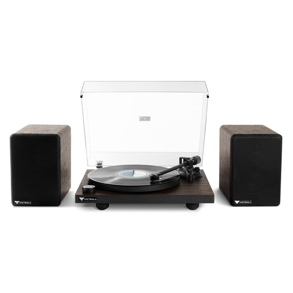 Victrola Premiere T1 Turntable System (Espresso)