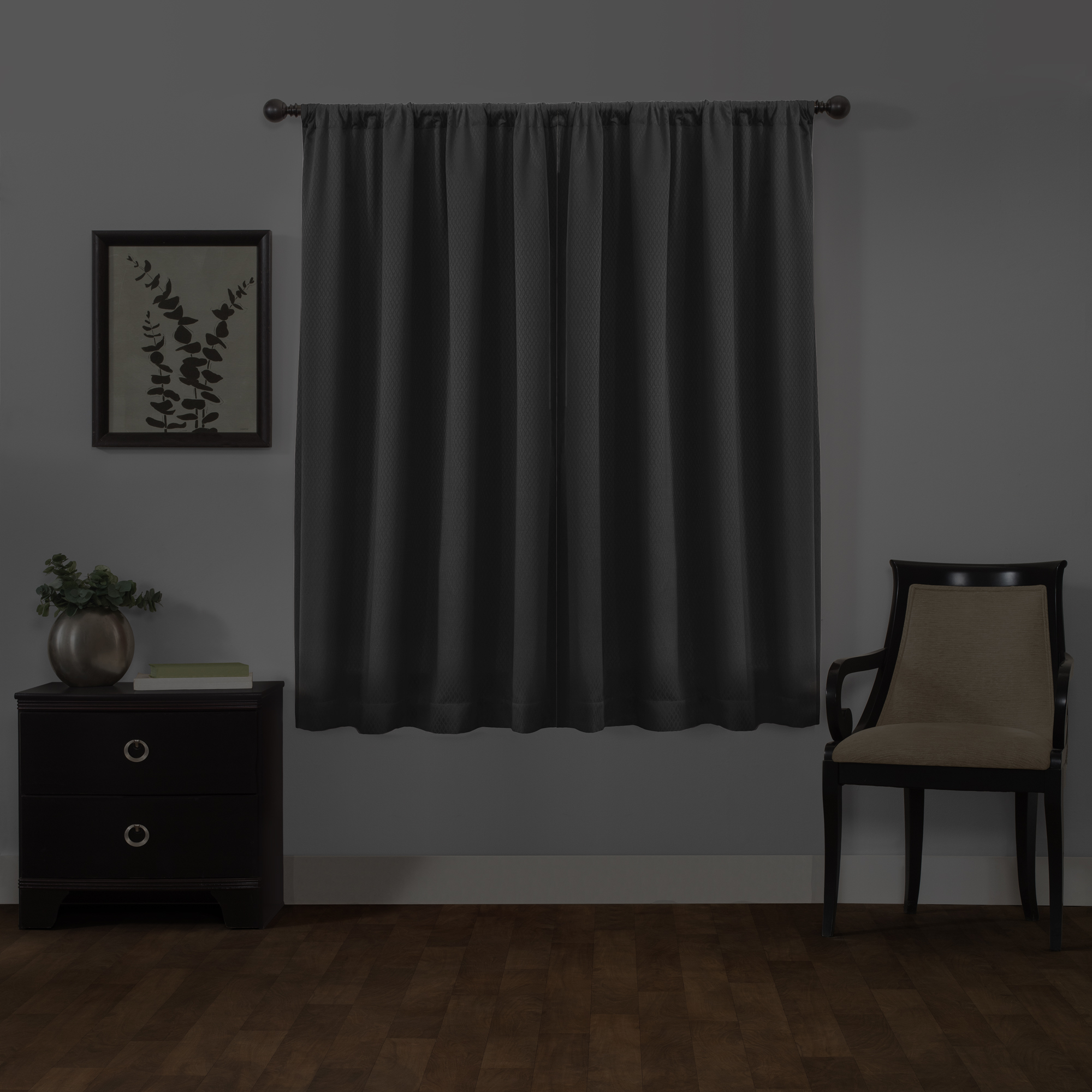 Ultimate Light Blocker Certified 100 Percent Blackout Jamie Smart Curtain Window Curtain Panel