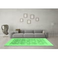 thumbnail image 3 of Ahgly Company Indoor Square Oriental Emerald Green Modern Area Rugs, 7' Square, 3 of 4