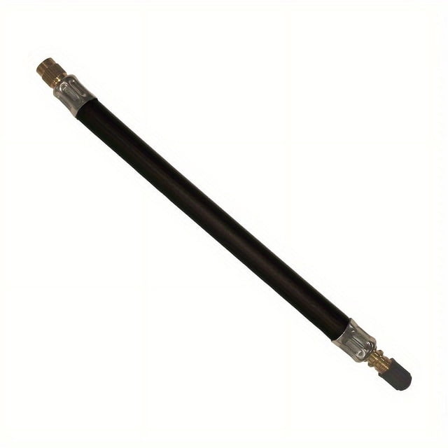 SUTENGDA 8.27” Flexible Tire Valve Stem Extension - Durable Black Rubber & Brass Easy Inflation for All Vehicles
