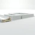 thumbnail image 4 of Ekena millwork 94 1/2"L (Adjustable 32"H to 36"H) Ashford Square Double Panel Traditional Wainscot Paneling Kit, 4 of 10
