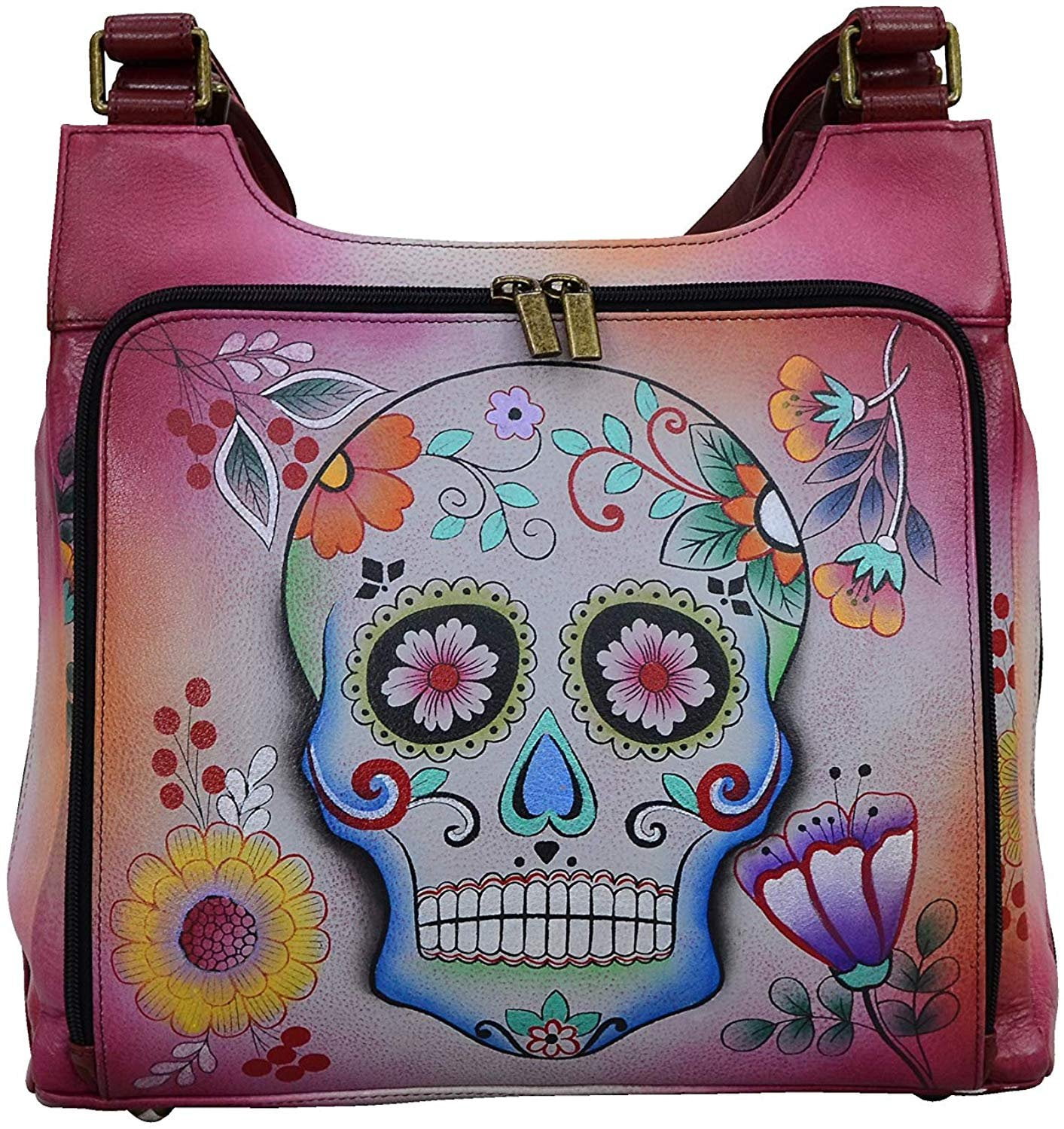 Anuschka sugar skull purse Clearance