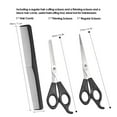 thumbnail image 4 of Yeacher 3Pcs/set Hair Cutting Thinning Scissors Set Hair Scissors Hair Comb Set Professional Hairdressing Shears With Hair Comb, 4 of 5