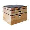 York Barbell 54257 Stackable Plyo Stte Up Box - 24 x 24 x 6 in.