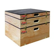 York Barbell 54257 Stackable Plyo Stte Up Box - 24 x 24 x 6 in.