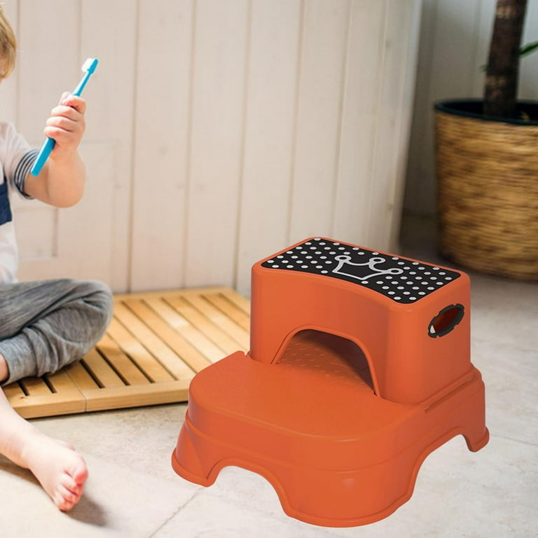 Two Step Stool for Kids Double up Toddlers Step Stool for Kitchen