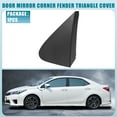 thumbnail image 2 of Unique Bargains Front Left Door Mirror Corner Fender Triangle Cover No.6011812010 for Toyota Corolla 2003-2008 Plastic, 2 of 7