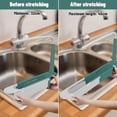 thumbnail image 3 of Expandable sink organizer large capacity green kitchen storage, 3 of 4