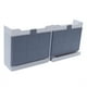 thumbnail image 5 of Soporte para Ahorro de jabonera para Plato jabonera Soporte para jabonera de Plástico ABS con Ganchos de Tapa Abatible Organizador de Estante para Caja de Drenaje para Colgar ANGGREK Otros, 5 of 8