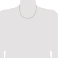 thumbnail image 4 of Primal Gold 14 Karat Rose Gold 1.05mm Solid Spiga Chain Necklace, 4 of 4