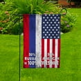 thumbnail image 5 of Flag American Half Russian Flag Russian American Friendship Russia U.S.A Patriotic Proud House Flag, Double-Sided Decorative Outdoor Flag, Patriotic Polyester Yard Flag 29.5 x 39.5 in, 5 of 5