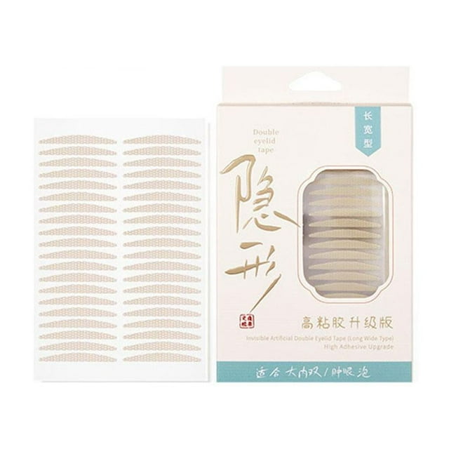GECOMO 240pcs Waterproof Adhesive Invisible Double Eyelid Patch Makeup Fri