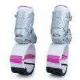 thumbnail image 5 of Joyfay Jumping Shoes X-Large Fitness Bounce Boots for Unisex Children Adults Silver Shell 3pcs Buckles 3pcs Rose Pink Springs, 5 of 9