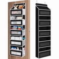 thumbnail image 1 of XHSGX Organizador puerta 5 niveles bolsillos grandes armario tela resistente ahorro espacio dormitorio baño, 1 of 6