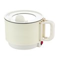 thumbnail image 1 of Mini cocina eléctrica, olla caliente portátil, calor rápido, fácil operación, olla eléctrica para fideos, sopa, carne, Camping, enchufe europeo, 220V, blanco, 1 of 10