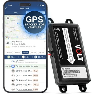 Brickhouse GPS Tracker for Vehicles - Livewire Volt 4G LTE Wired Car Tracker with GPS Tracking & Mapping - Enhance Security with Real-Time 24/7 Surveillance,Easy Installation - Subscription Required