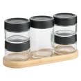 thumbnail image 1 of TRUDEAU™ STAK™ Spice Rack, 5 Glass Bottles, Unfilled, 1 of 7
