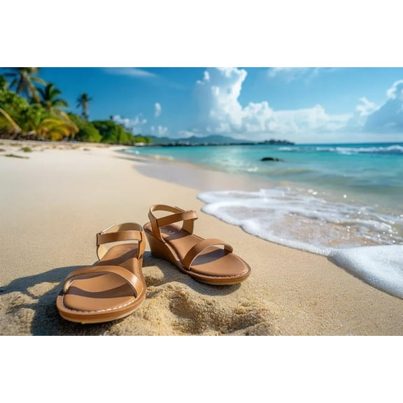 1000 Pieces Wooden Jigsaw Puzzle Unique Like Sandals On The Beach Stress Relief Brain Teaser Home Decor Unique Gift for Adults Beach Lovers Family Leisure Activity Ideal For Relaxation