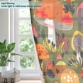 thumbnail image 4 of Yayeee Window Curtains Set of 2 for Living Room Light Filtering 63"x52", Vibrant Mushroom, 4 of 7