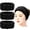Black, variant on 3 Pack Soft Spa Headbands for Women, Terry Cloth Makeup Hair Bands for Face Washing, Skincare, Mask, Shower and Sports
