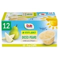 thumbnail image 4 of Dole Fruit Bowls Diced AIF4&nbsp;Pears in 100% Fruit Juice Snacks, 4oz 12 Total Cups, Gluten & Dairy Free, Bulk Lunch Snacks for Kids & Adults, 4 of 7