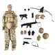 thumbnail image 4 of Modelo de Juguete Macarena Regalo de Colección figura de acción del ejército 1/6 para Adultos, 4 of 8