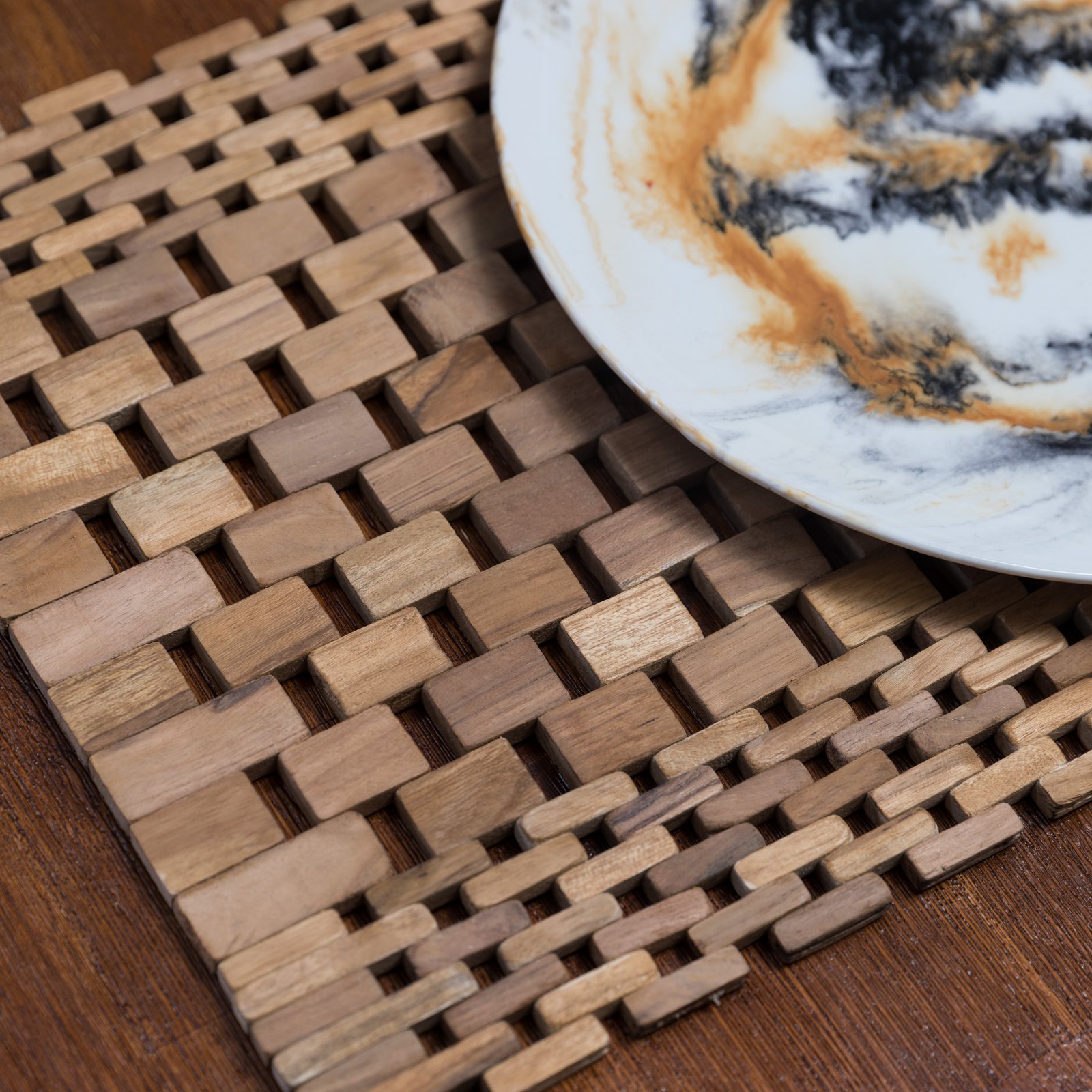Hip-o Modern Living IPM082 Handmade Dining Placemat - Set of 2
