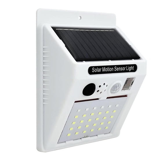 Solar Motion Sensor Alarm, Outdoor Wireless Sound and Light Siren with Infrared Detection, High Volume 3 Mode Security Light for Farm and Yard Use