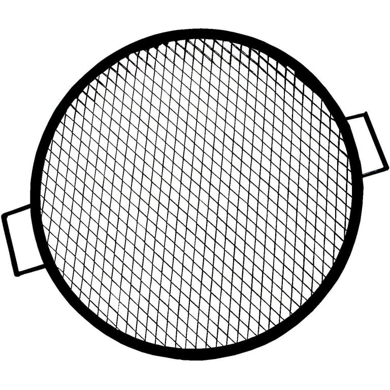 Simond 24 Round Cooking Grate X Marks Heavy Duty Steel Fire Pit Grill Com Heavy Duty Steel Round Fire Pit Grill, 24 Round Fireplace Grate